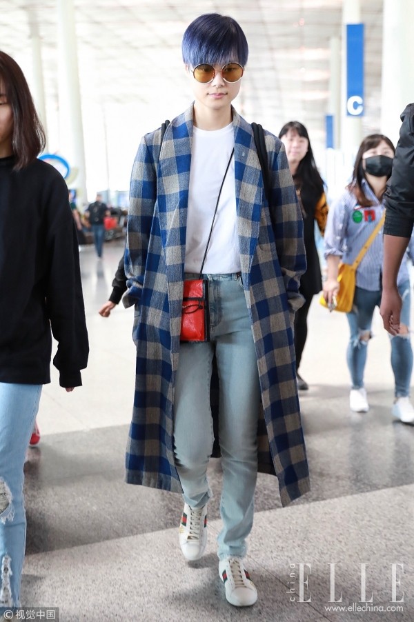 这些彩色格纹的外套,真的好看!