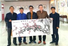 山川禅寺书画院举行书画艺术交流笔会